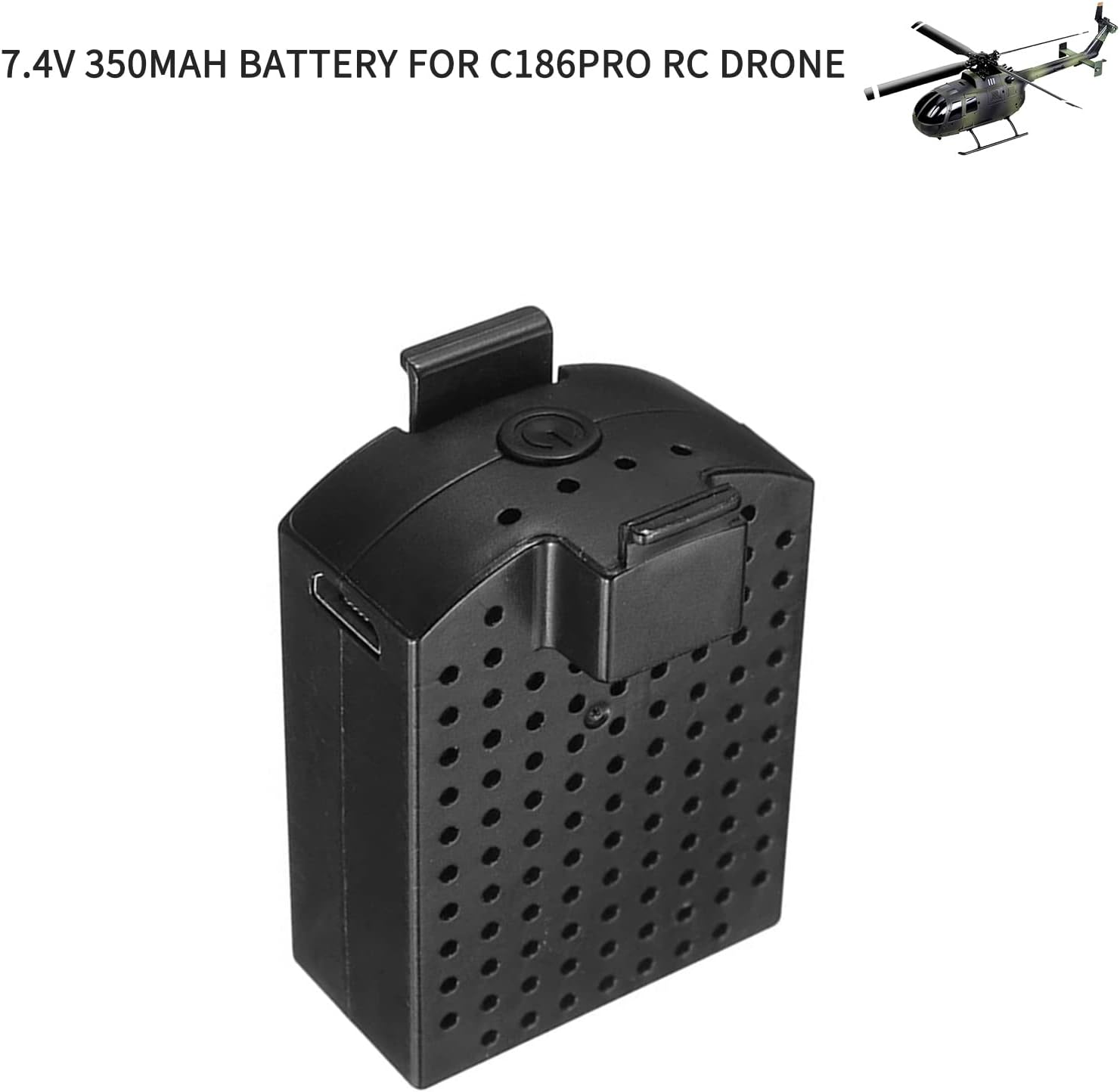 GoolRC 7.4V 350mAh Battery for C186 Pro RC Drone Helicopter : Toys & Games
