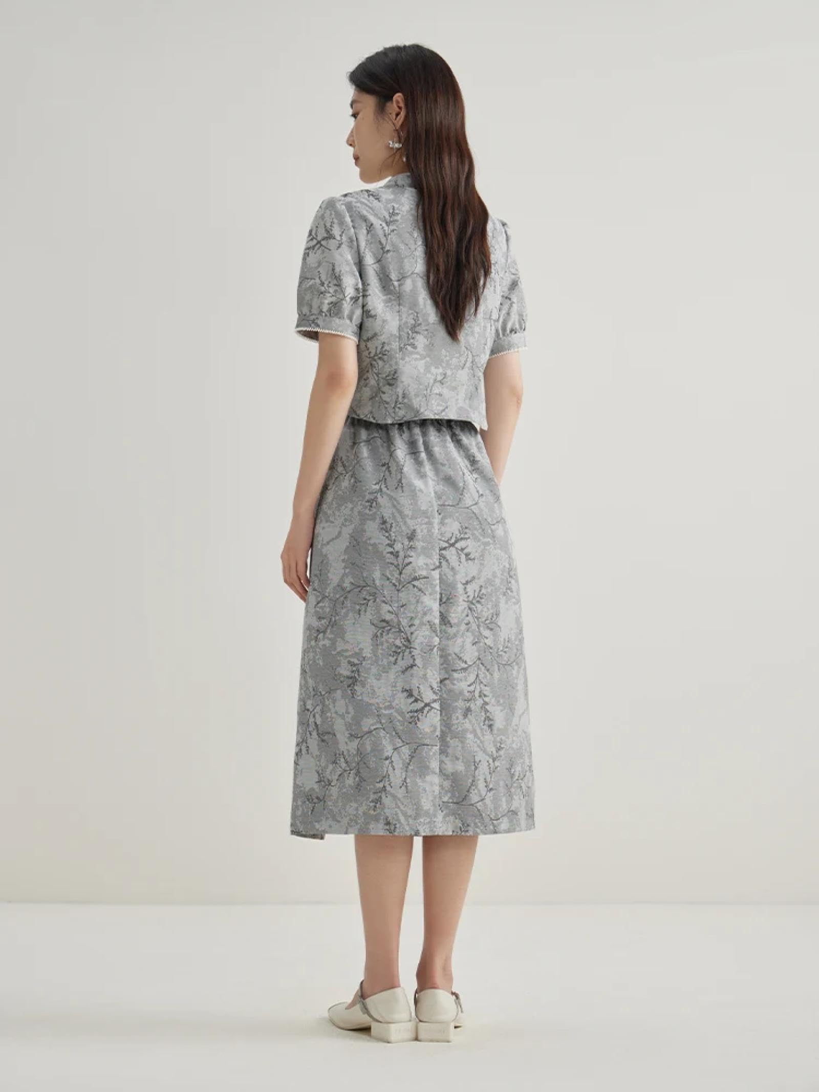 Falda Mujer Larga Cintura Alta Elástica Plisada Skirt Camisa Informal Holgada De Verano con Botones Y Falda Corta para Mujer