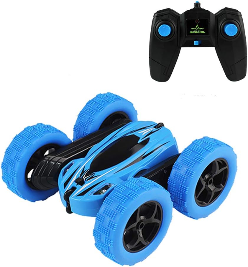 New Boss Remote Control Car,RC Stunt Car 360 Degree Flips Double Sided Ratating Racing Car,High Speed Flashing Remote Controlled Car for Kids,Electric Toy Cars with Headlights