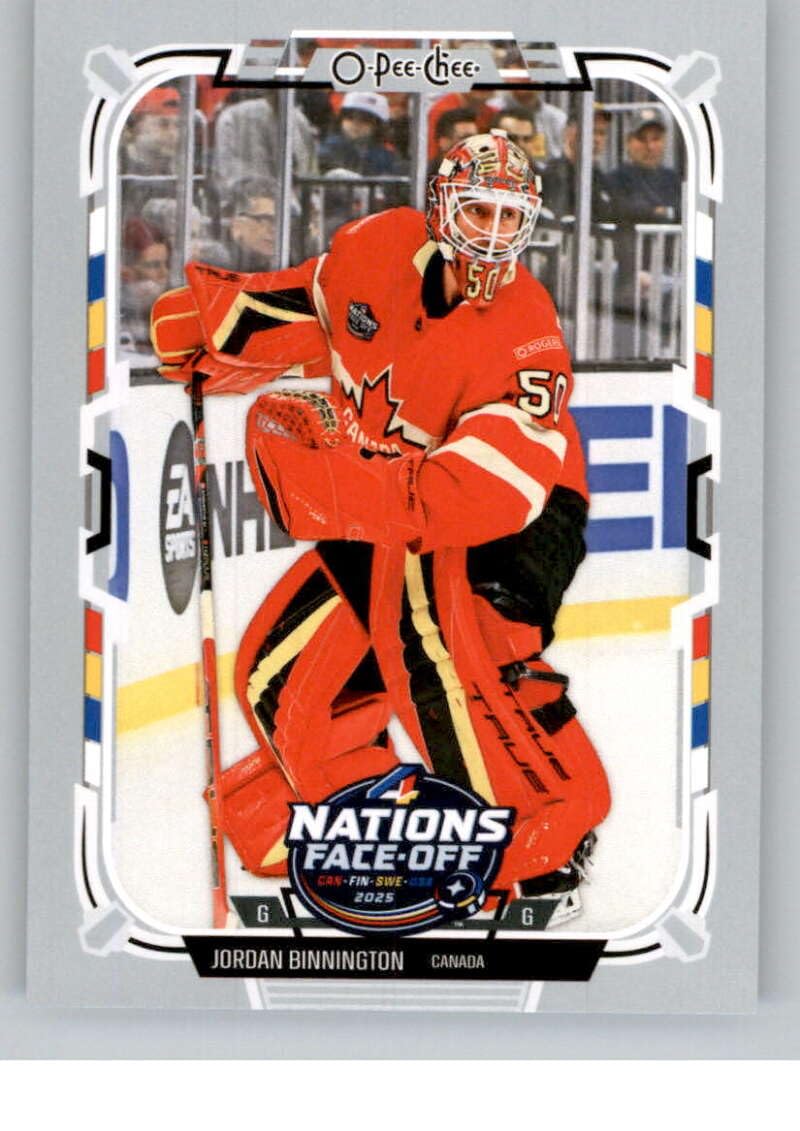 Amazon.com: 2025-26 O-Pee-Chee #507 Jordan Binnington Team Canada