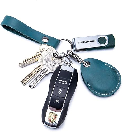 Miniatura 3 de Temvue Titular de la tarjeta de acceso RFID Llavero Bolsa Llaveros NFC Smart Key Tag Card RFID Pod ID tarjeta protector común, Azul