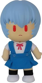 Great Eastern Entertainment Evangelion New Movie - Rei Ayanami School Uniform Figurekey Plush 8"
