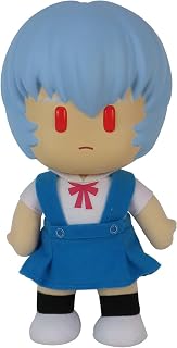 Great Eastern Entertainment Evangelion New Movie - Rei Ayanami (School Uniform) Figurekey Plush 8"