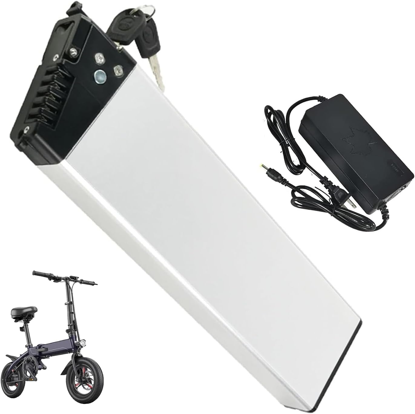 JCXYL EV 36V 8Ah 10Ah 12Ah 14Ah Ebike折りたたみ式eバイクバッテリー48V 8Ah 10.4Ah