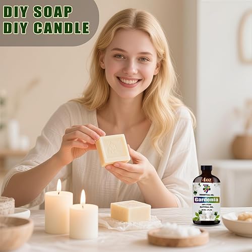Miniatura 5 de Gardenia - Aceite esencial de 4 fl oz (4.1 fl oz), aceite de fragancia puro y natural para difusor, humidificador, cuidado de la piel, fragancia del