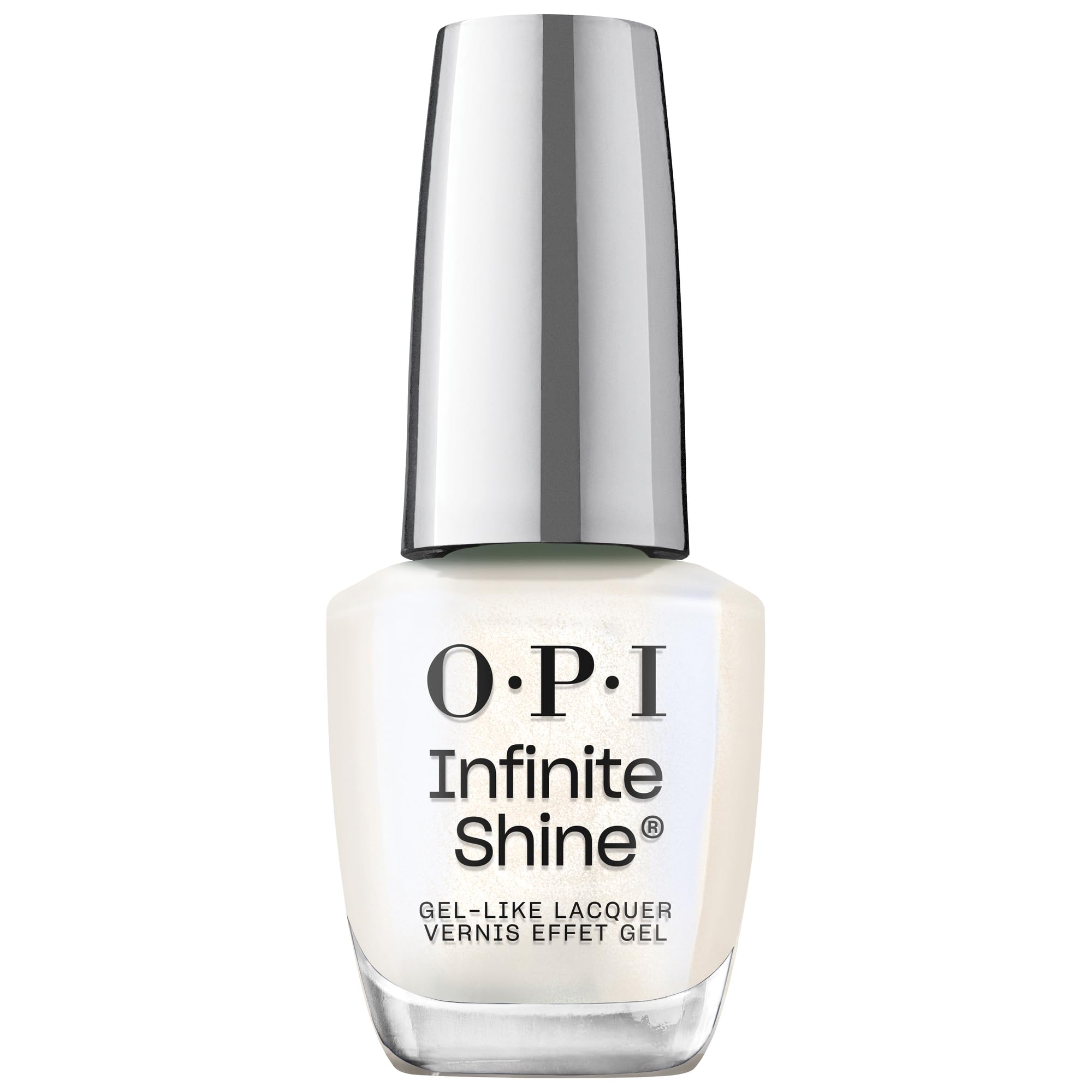 OPI Infinite Shine Weisstöne – vorgehärtete Gel-Technologie ohne UV-Lampe – bis zu 11 Tage Halt – langanhaltender, veganer Nagellack – 15ml