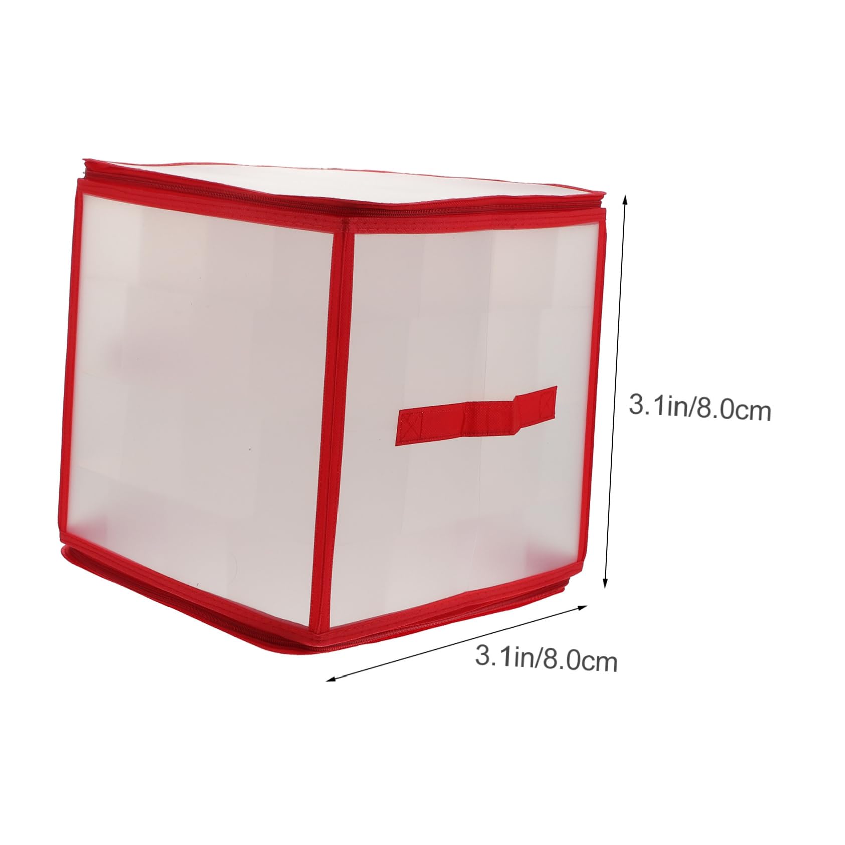 Zerodeko 2 Sätze Aufbewahrungskiste Organizer für Schrankaufbewahrung Aufbewahrungsboxen mit Deckel behälter für weihnachtskugeln weihnachtskugelhalter Bällehalter Weihnachtsversorgung PVC
