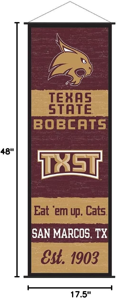 Texas State Bobcats Banner and Scroll Sign - Image 5