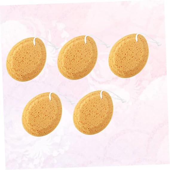 MERRYHAPY 5 Pcs Natural Sponge Exfoliating Foam Sea Sponge Natural for Bathing Honeycomb Sea for Shower Foam Body Baby Take a Bath of