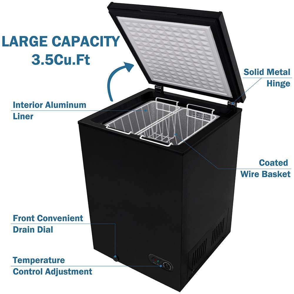 Magic Chef Chest Freezer In Black HMCF5B3 The Home Depot, 54 OFF