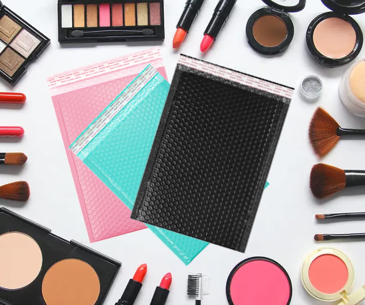 Enveloppes Bulles Lot 60 | 3 Tailles | Autoadhésives | Protection Envois | Rose Bleu Noir