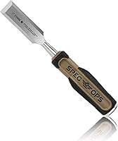 Vista 22 de Spec Ops Tools - Juego de cinceles de madera con cuchillas de acero de alto carbono, agarre absorbente de golpes, 4 piezas, 3% donado a veteranos