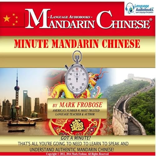 Minute Mandarin Chinese Audiolivro Por Mark Frobose capa
