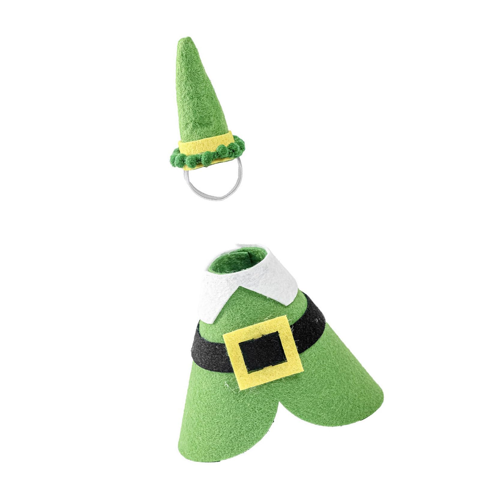 Xjdzineq Desktop Geese Statue Costume Felt Fabric Geese Outfit Holiday Decoration for Easter Decoration Patricks Day Festivities Pet Safe