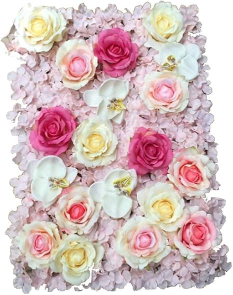 Amazon Co Jp Xiaolin カラフルな花の壁花diyの背景写真パーティーの結婚式の写真の肖像画の装飾 Color 09 家電 カメラ