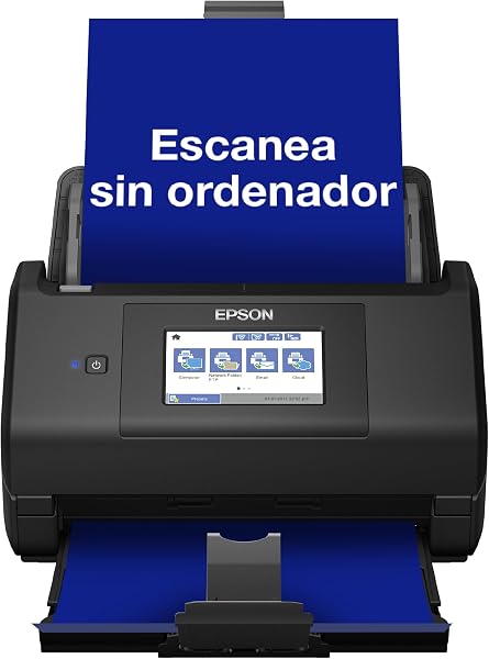 Epson WorkForce ES-500WII, Escáner A4 WiFi Doble Cara de Alta Velocidad, Dúplex Automático y ADF - 5