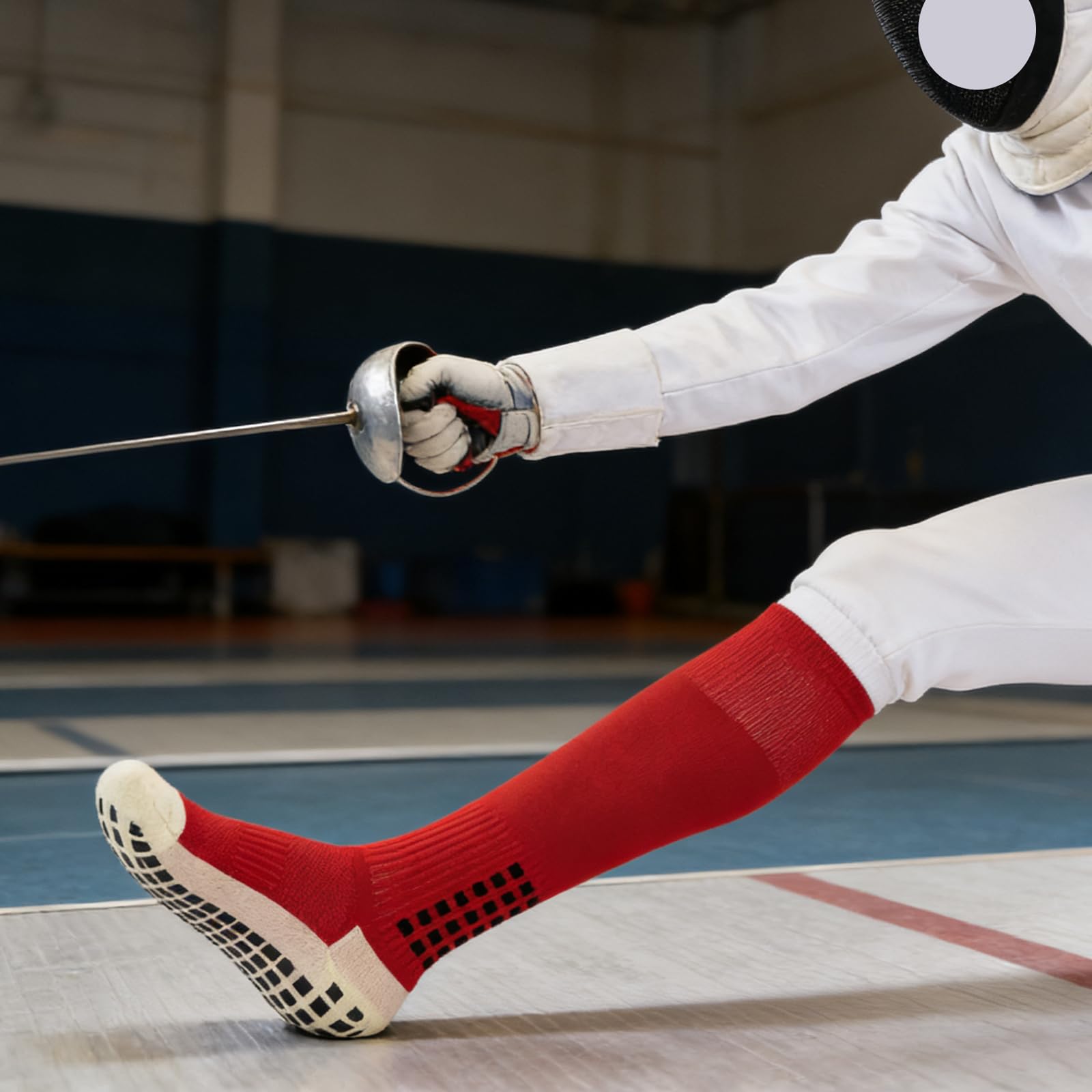 Calcetines De Esgrima AlgodóN Unisex Medias,Calcetines Futbol,Medias De Esgrima Protectoras,Protectoras De Esgrima Calcetines,Antideslizantes,Transpirable,para Saber,Epee,Foil