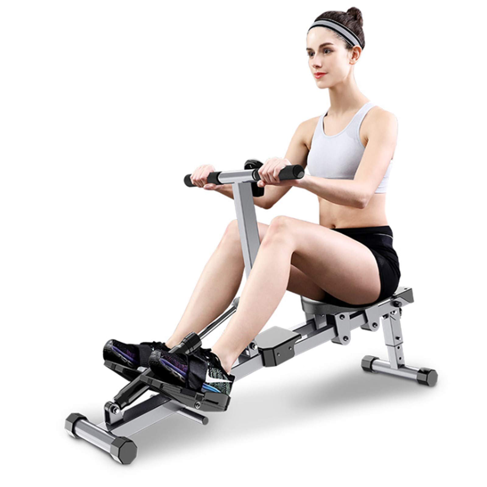 Vogatore Professionale per Fitness per Allenamento da Casa Salvaspazio - con Display 142 * 48 * 30CM