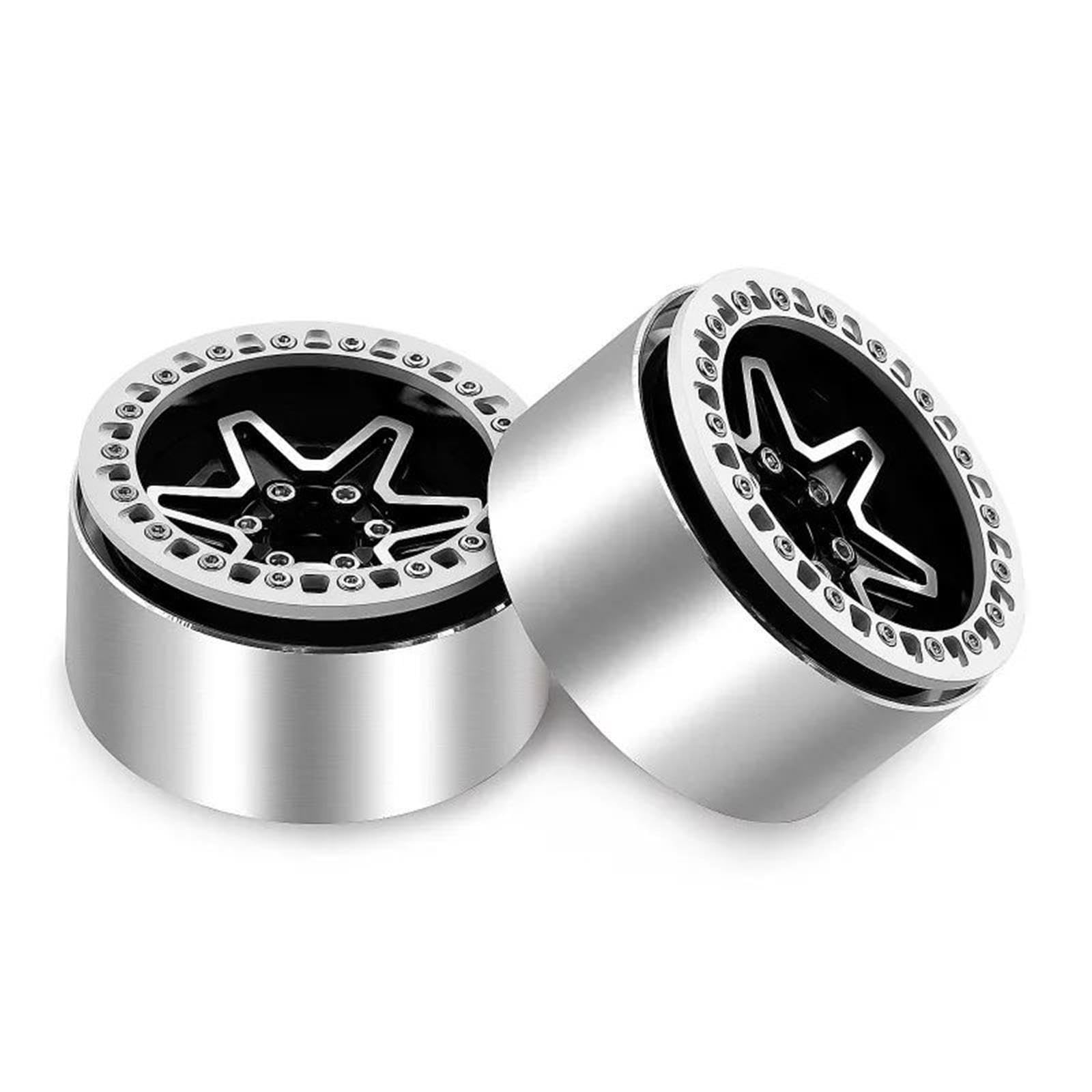 2,2" Alu Beadlock Felgen 4Stück Für Axial Für SCX10 Für Wraith 1/10 RC Auto
