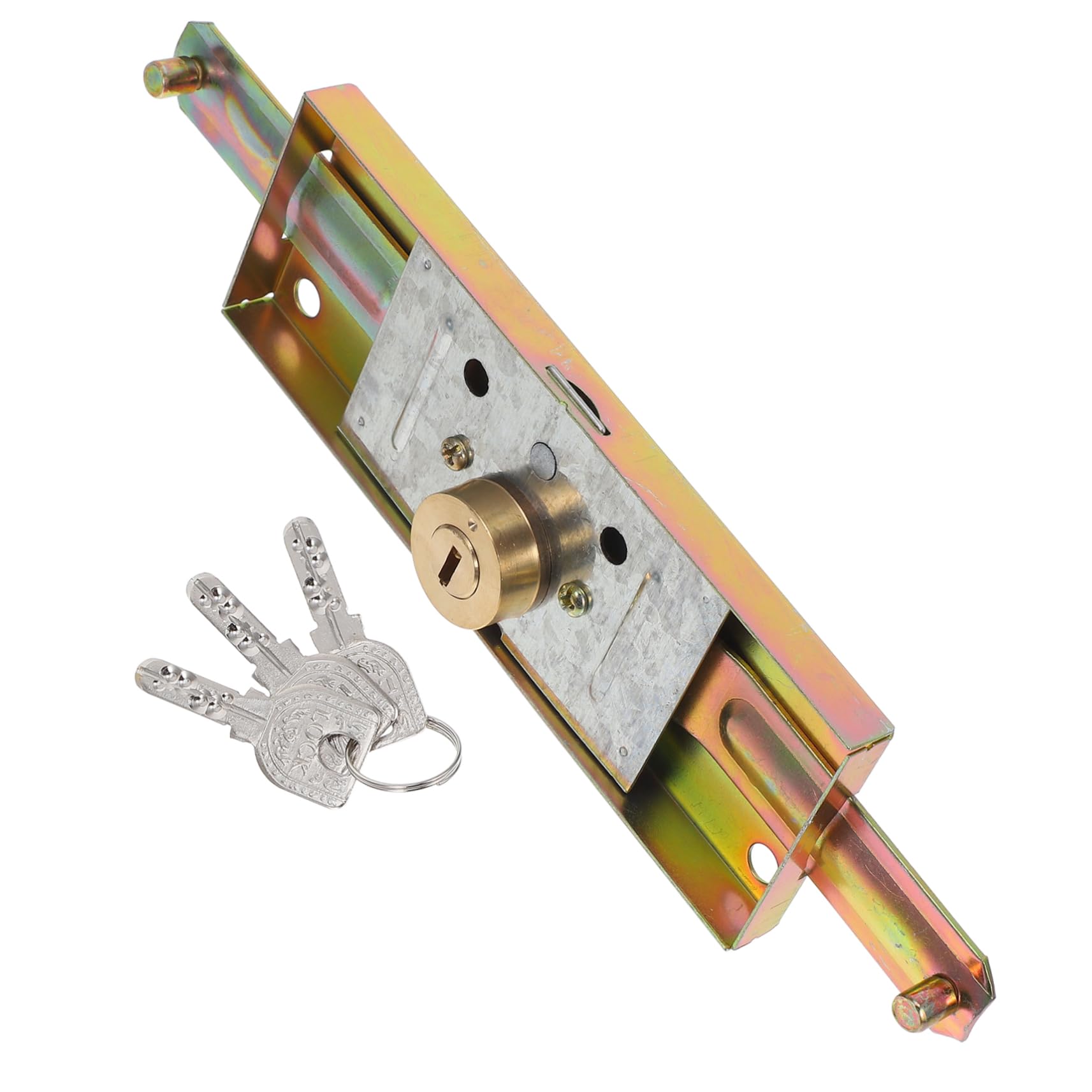 Artibetter 4pezzi Serratura Per Garage Set Serrature Scorrevoli Con Chiavi Per e Avanzata Facile Usare