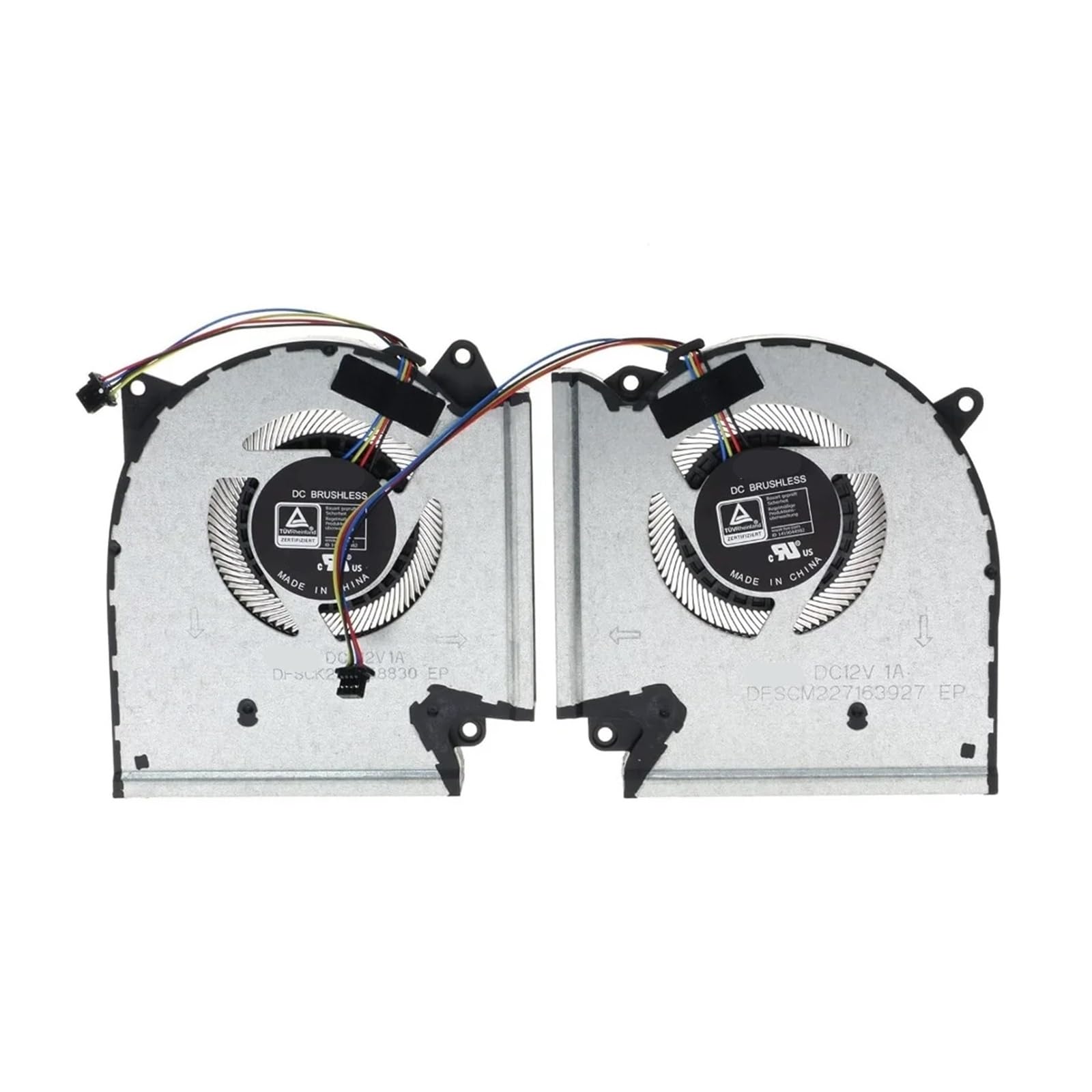 Wymiana wentylatora procesora/GPU Laptop kompatybilny z ROG Strix G533Q G513QR G713QR G733QS 12V 1A DFSCK22D058830 DFSCM227163927(GPU FAN)