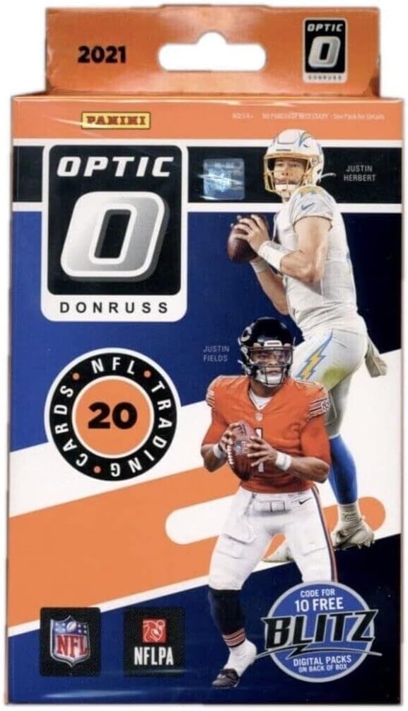 2021 Panini Donruss Optic Football Hanger Box (Blue Scope Parallels)