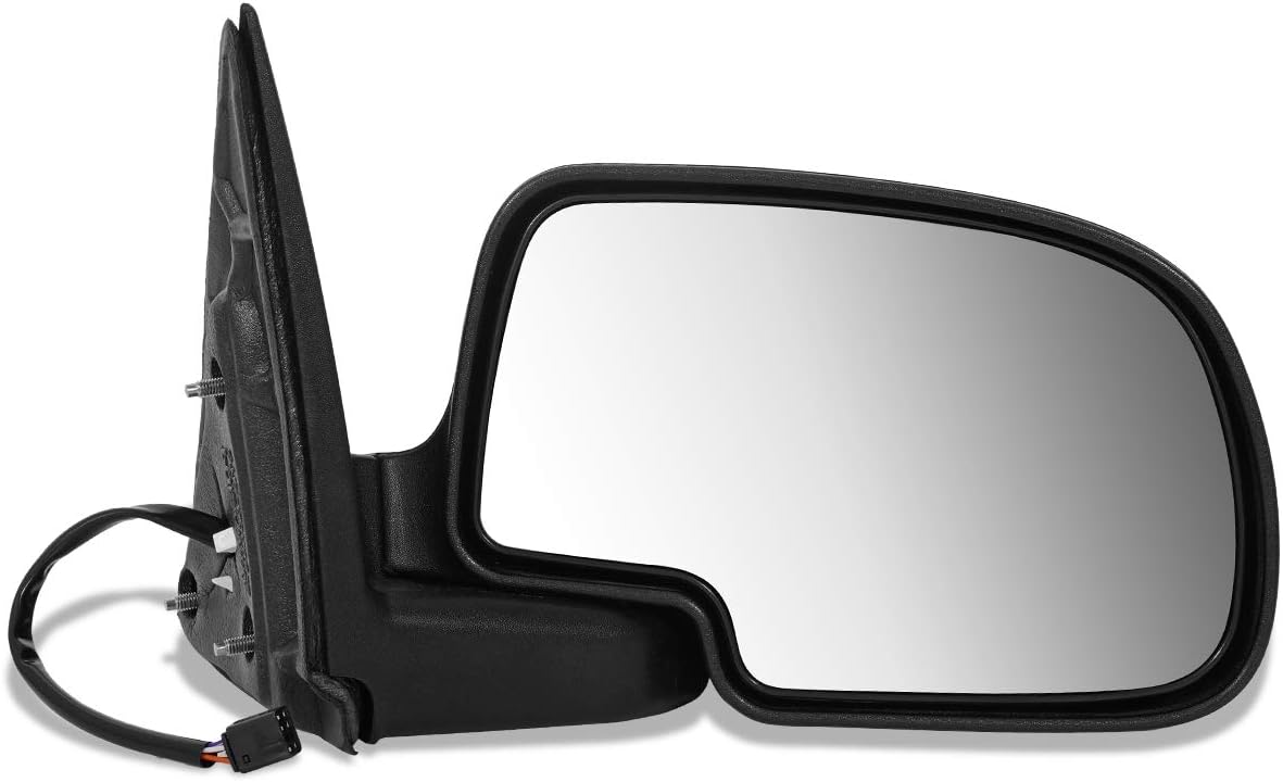 DNA Motoring OEM-MR-GM1321252 Factory Style Powered+Heated Right Side Door Mirror Compatible with 00-02 Suburban 1500 2500 / Yukon XL 1500