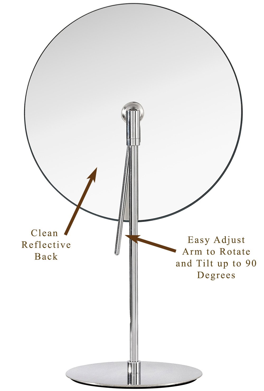 Hamilton Hills Oversize Make-up Spiegel Dual Vergru00f6u00dferung 1 X & 5