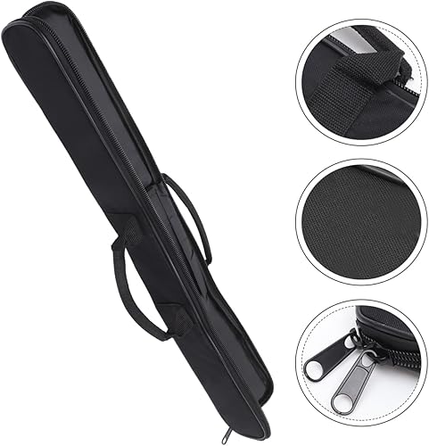 Miniatura 2 de SUPVOX Bolsa de flauta portátil funda de tela Oxford impermeable con acolchado a prueba de golpes - Diseño de doble cremallera, ideal para amantes