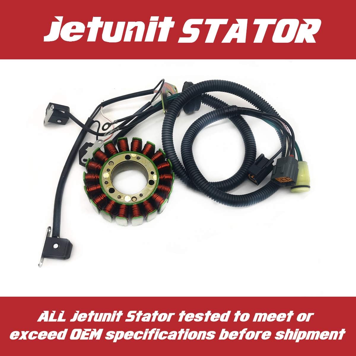Stator for Yamaha Jet-Ski Waverunner Parts GP1300R Generator 60T-81410-00-00 60T-81410-01-00 2003 2004 2005 2006 2007 2008