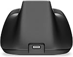 Charger Station for ps5 Controller, Fast Charging Dock for ps5 Edge Controller, Compact Stand with LED Indicator & Type C Charging Cable - Black