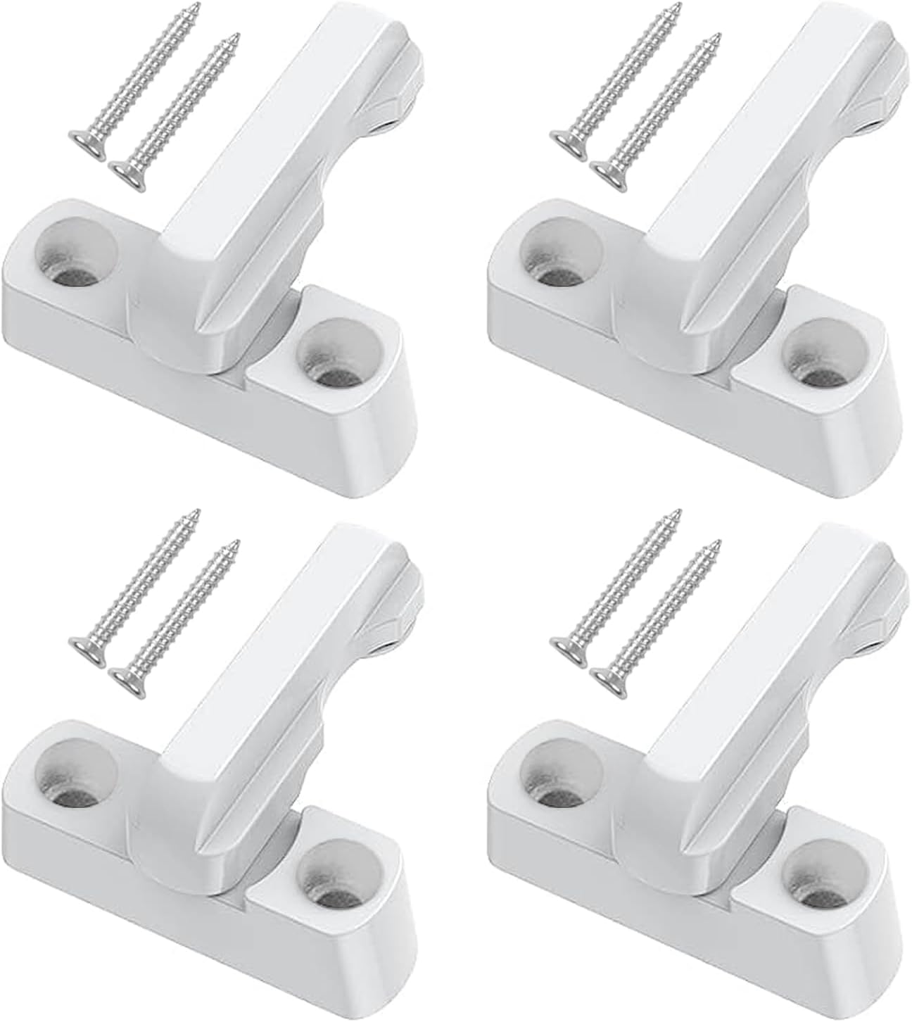 Sash Jammers Window Locks, 4 Pack UPVC PVC Doors Windows Home Security