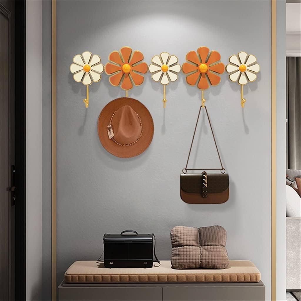 JSEIAJB Clothes Hook Behind The Entrance Door Creative Key Rack Porch Living Room Fashionable Metal Decorative Hook