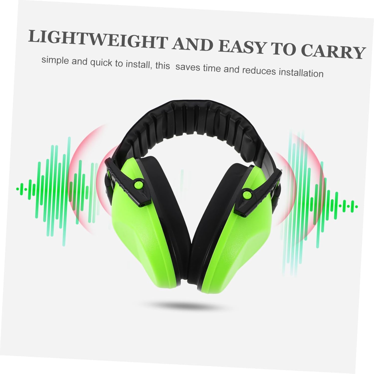 Toyvian 2pcs Noise Canceling Headphones Lightweight Ear Protection Earmuffs for Travel Sleep Concerts Sound Design for Childrens Hearing Safety