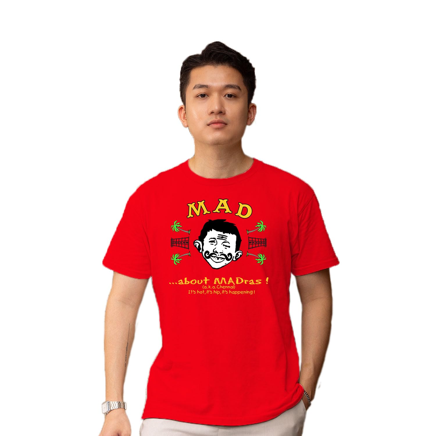 tantra Mad About Madras T-Shirt Original Brand Since 1997 – Unisex Graphic Cotton Tee – Cultural & Trendy Casual Wear-picture-48