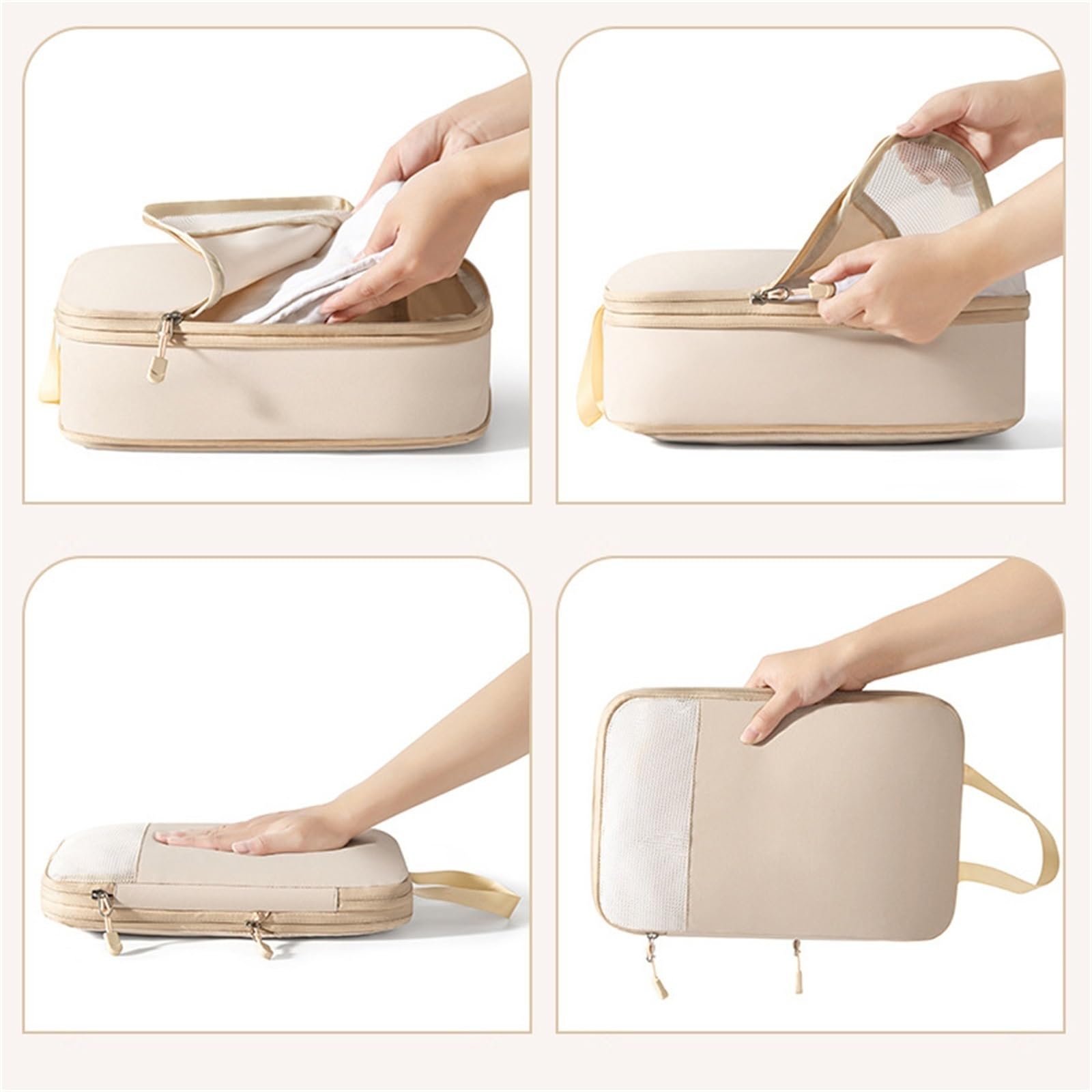 Organizzatori da Viaggio a Compressione Cubi di imballaggio a compressione con borse for scarpe for valigie, borse espandibili, organizer for bagagli
