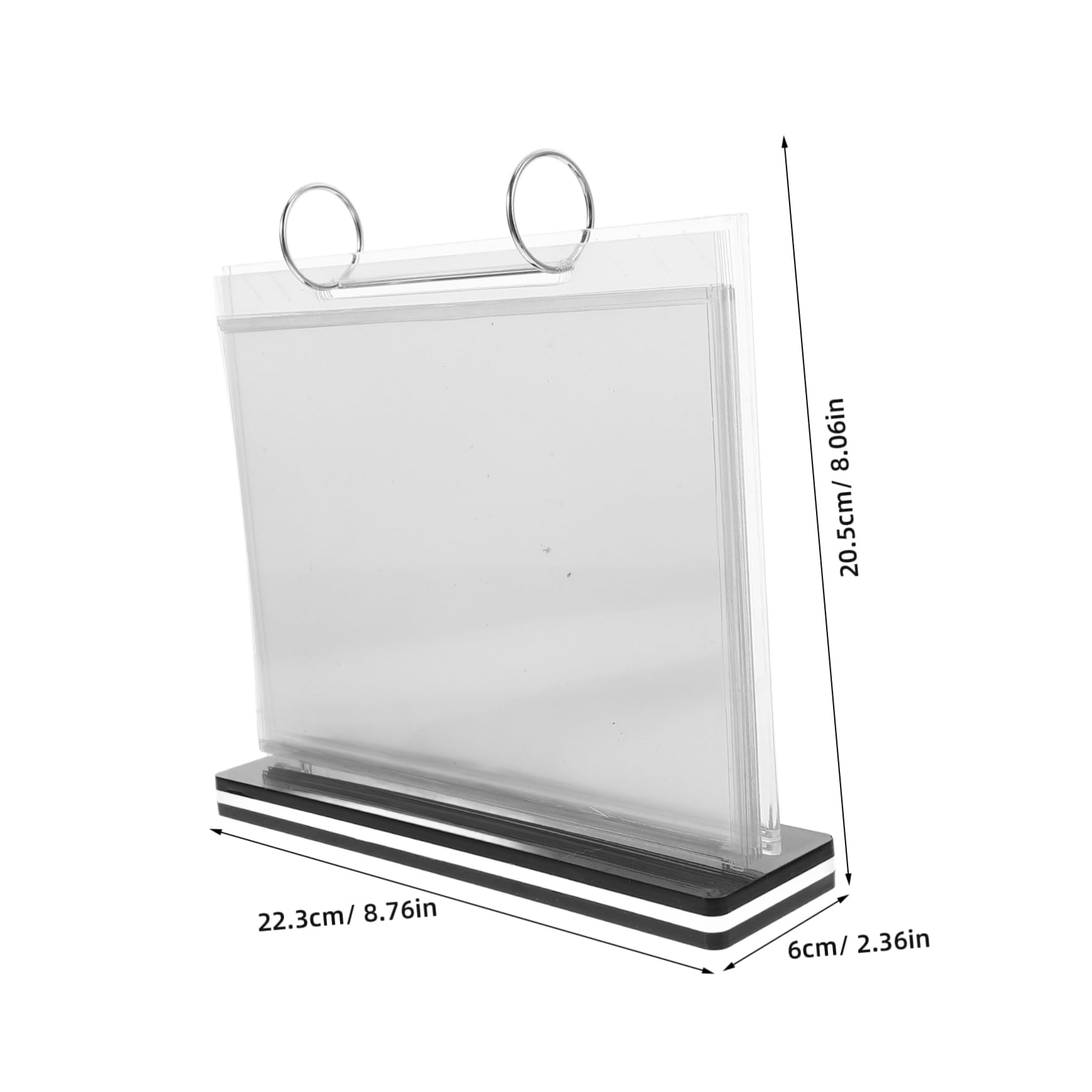 NAMOARLY Tabletop Sign Holder Sign Stand Menu Card Holder Stylish Paper Display