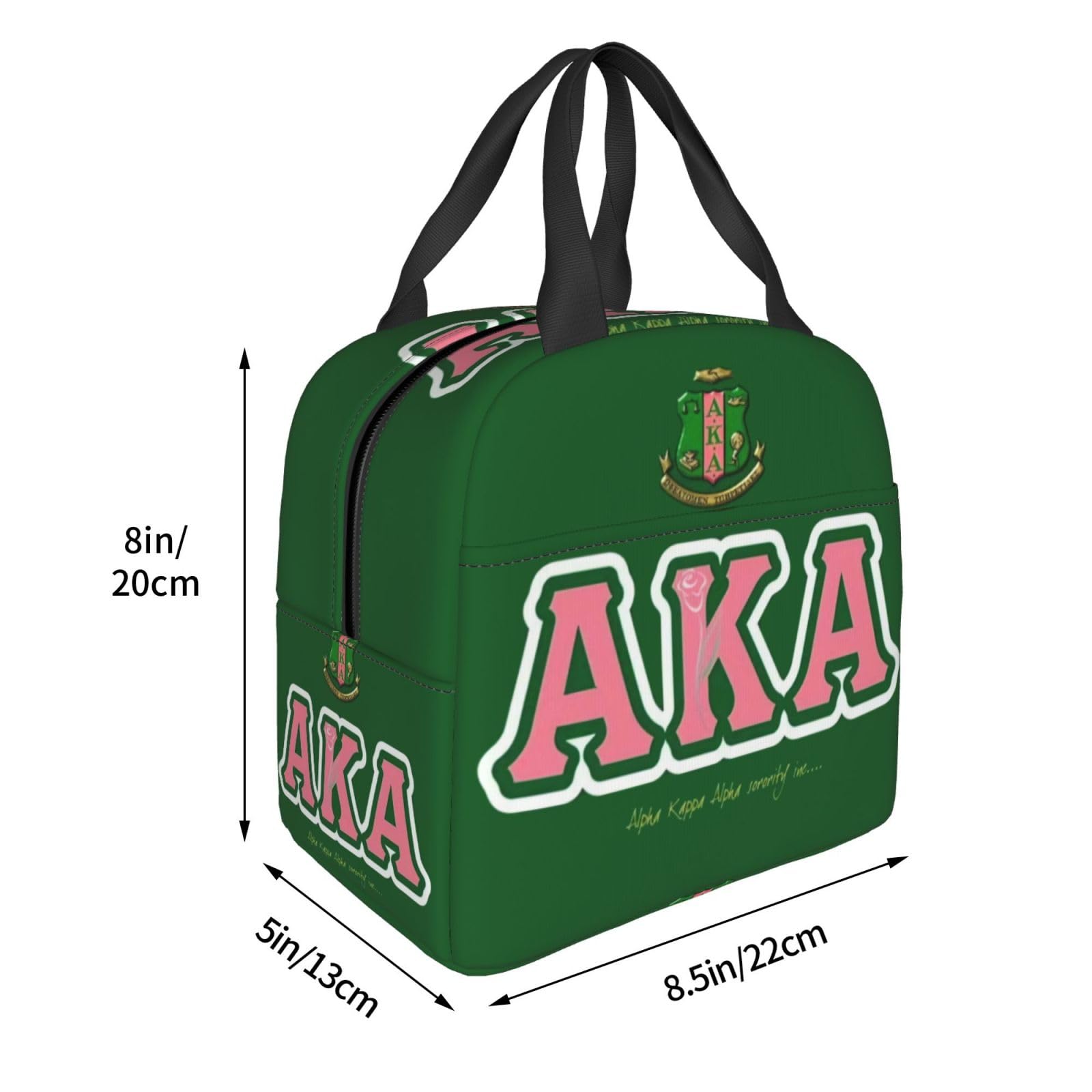 Sorority Gifts Lunch Box Reusable Tote Bag Large Capacity Cooler Bags For Women Men Office Work Picnic Society Gifts