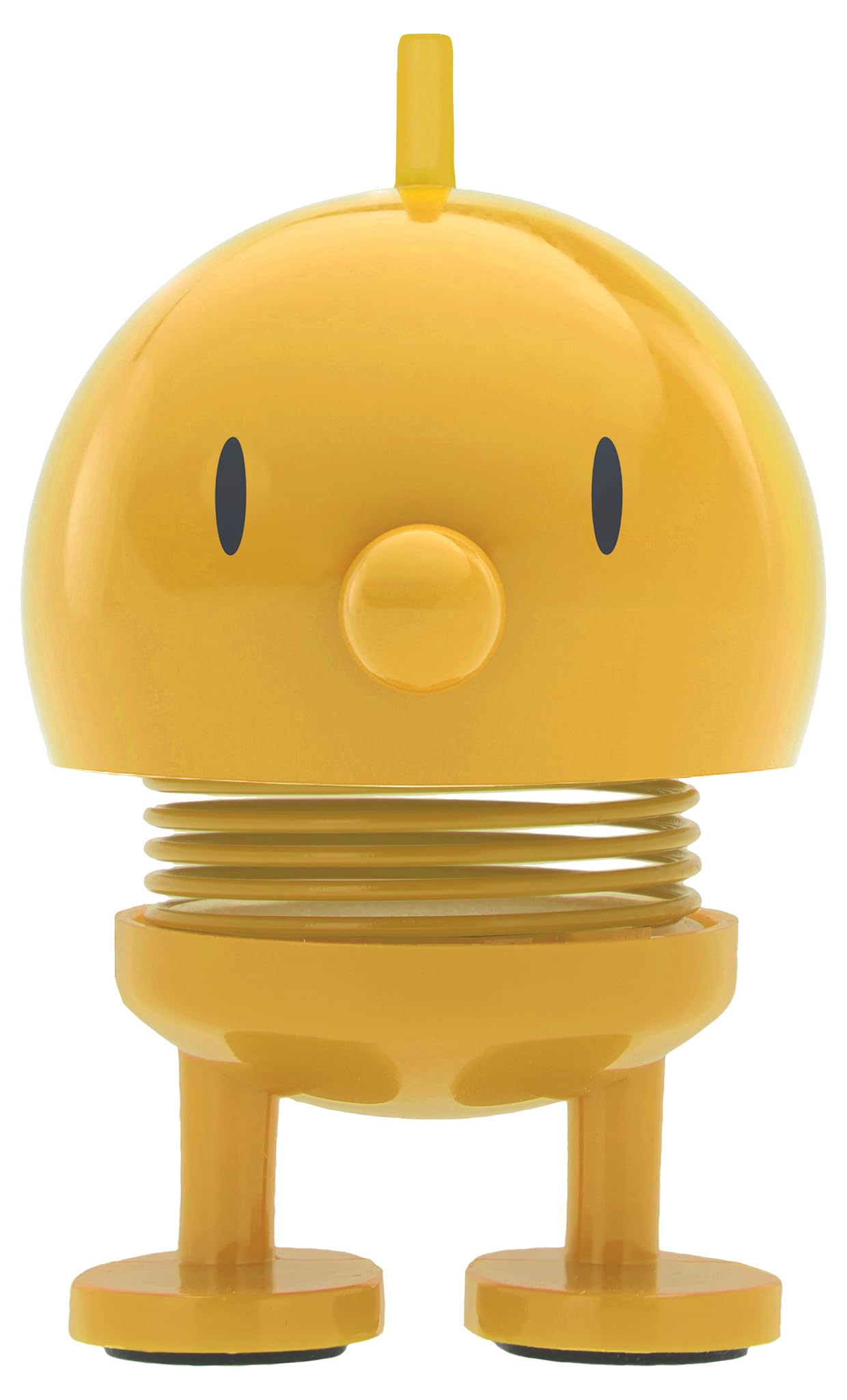 Hoptimist Bumble Wobbly Figure Decoration – Scandinavian Desk and Office Gadget – Fun Collectible Gift for Men and Women – Danish Design – ABS Plastic – 5.8 x 3.5 cm – X-Small – Yellow