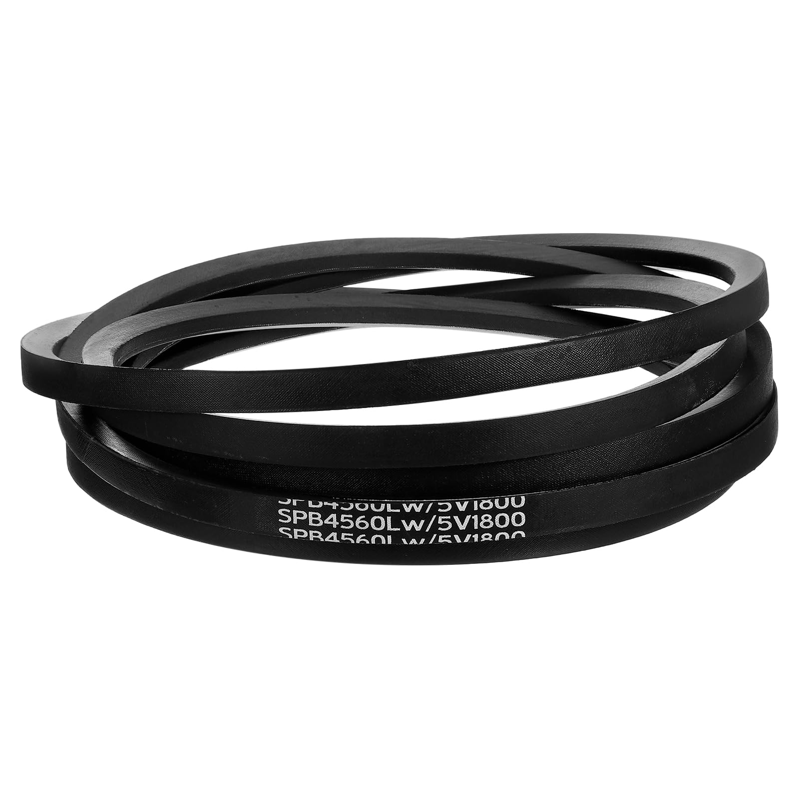 QUARKZMAN 5V1800 Cinghia a V, Cinghia in Gomma Classica Avvolta 180" Circonferenza Esterna x 0.62" Larghezza x 0.53" Altezza per Attrezzature Industriali, Nera