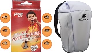 DHS TT Ball S-S1840BY 2 Star Y Supermarket (6 Pcs Box) 24 PCS with Smart PRO TT Special Cover Speed Ocean