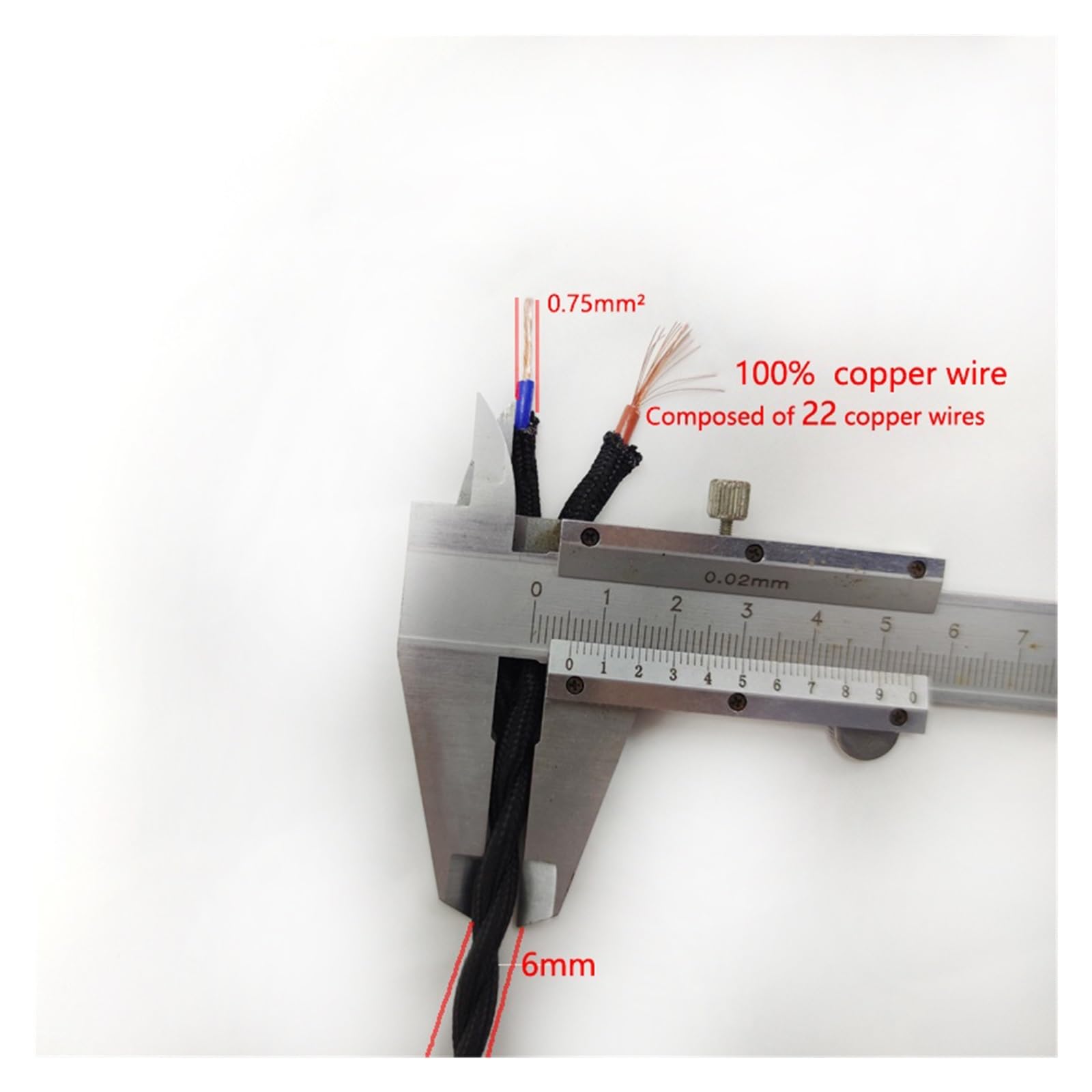 Cavo Tondo Retrò, Conduttore Con Copertura In Tessuto 2x0,75 Mm - Foto 6