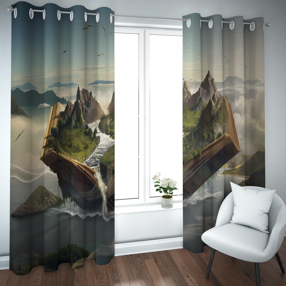 Rideaux occultantes fantastiques 2x140x214cm pour chambre
