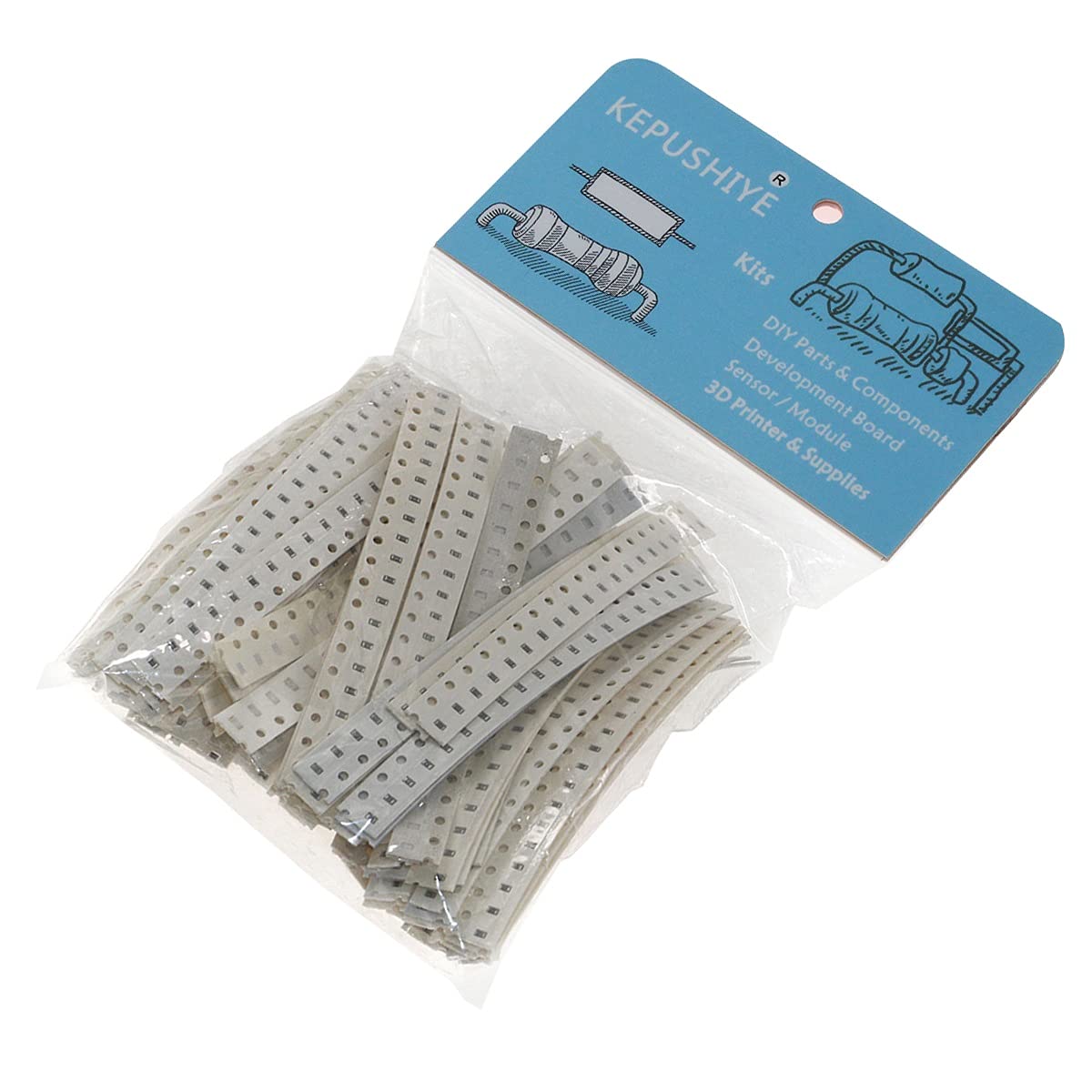 Kit de résistance fixe SMD 0603 pour ne plus jamais manquer de valeurs de composants DIY