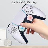 Vista 100 de PERFECTSIGHT Lindas tapas de agarre para el pulgar para Switch 2 2025, PlayStation 4/5, PS5, PS4, Xbox Series X/S, Xbox One, Switch Pro Controller