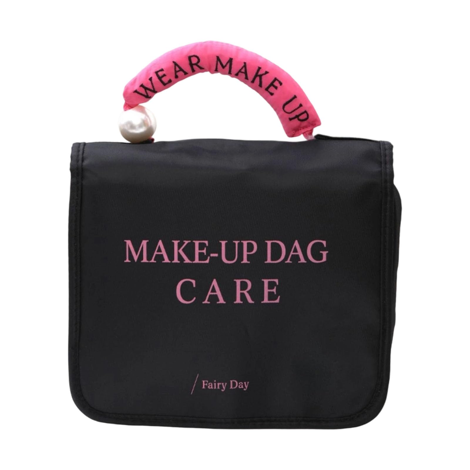 Klynovalu Makeup Organizers Bag for Travel Women ' s Toiletry Case with Multiple Pockets Polyester Cosmetic Storage Handheld Travel Organizers