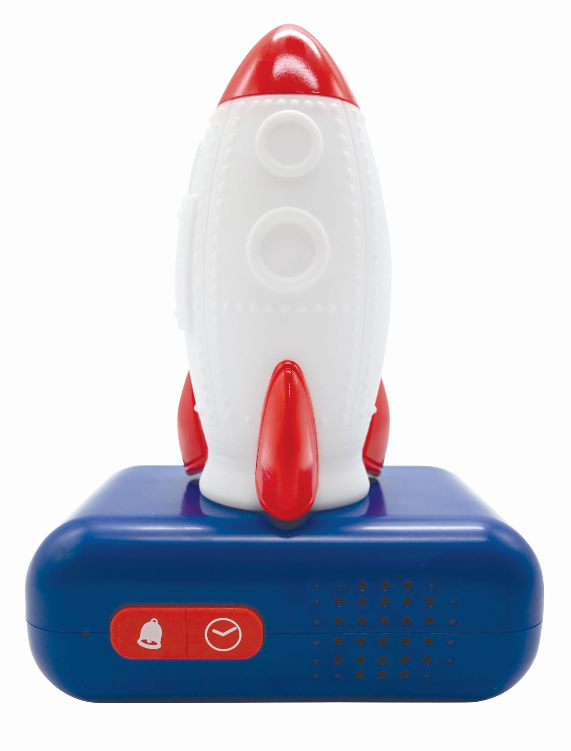 LEXIBOOK, Rocket, Nightlight alarm clock, Sounds and Melodies, LCD Backlit screen, Luminous, Snooze, Blue, RL800SPCLXB - Image 3