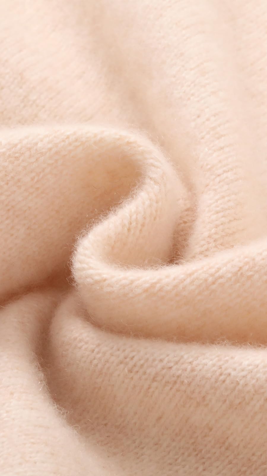 E-girl Maglione da donna 95% cachemire con colletto alto, a maniche lunghe, in lana di cashmere, a righe, sottile, spesso SH376