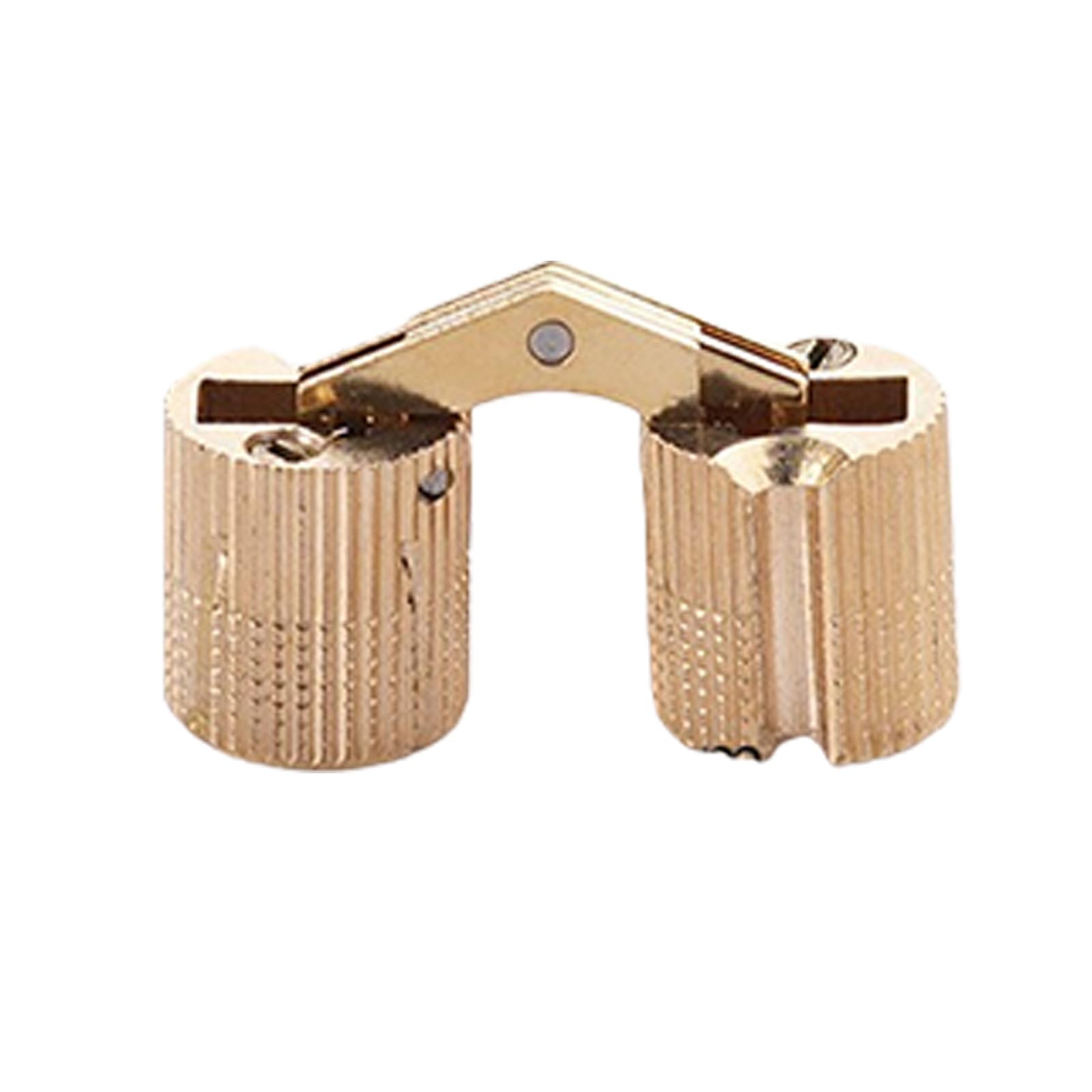 Elnwnnkc Multicolor 2Pcs Furniture Brass Barrels Hinges For Closet Cupboard Door Hardware Concealed Mounting Furniture Brass Concealed Cylindrical Hinge Small Barrels For Jewelry Keepsakes Box Cabinet Door