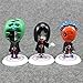 Zaroter Set of 11 Pieces Mini Naruto Akatsuki PVC Figure Collectible Model with Bases